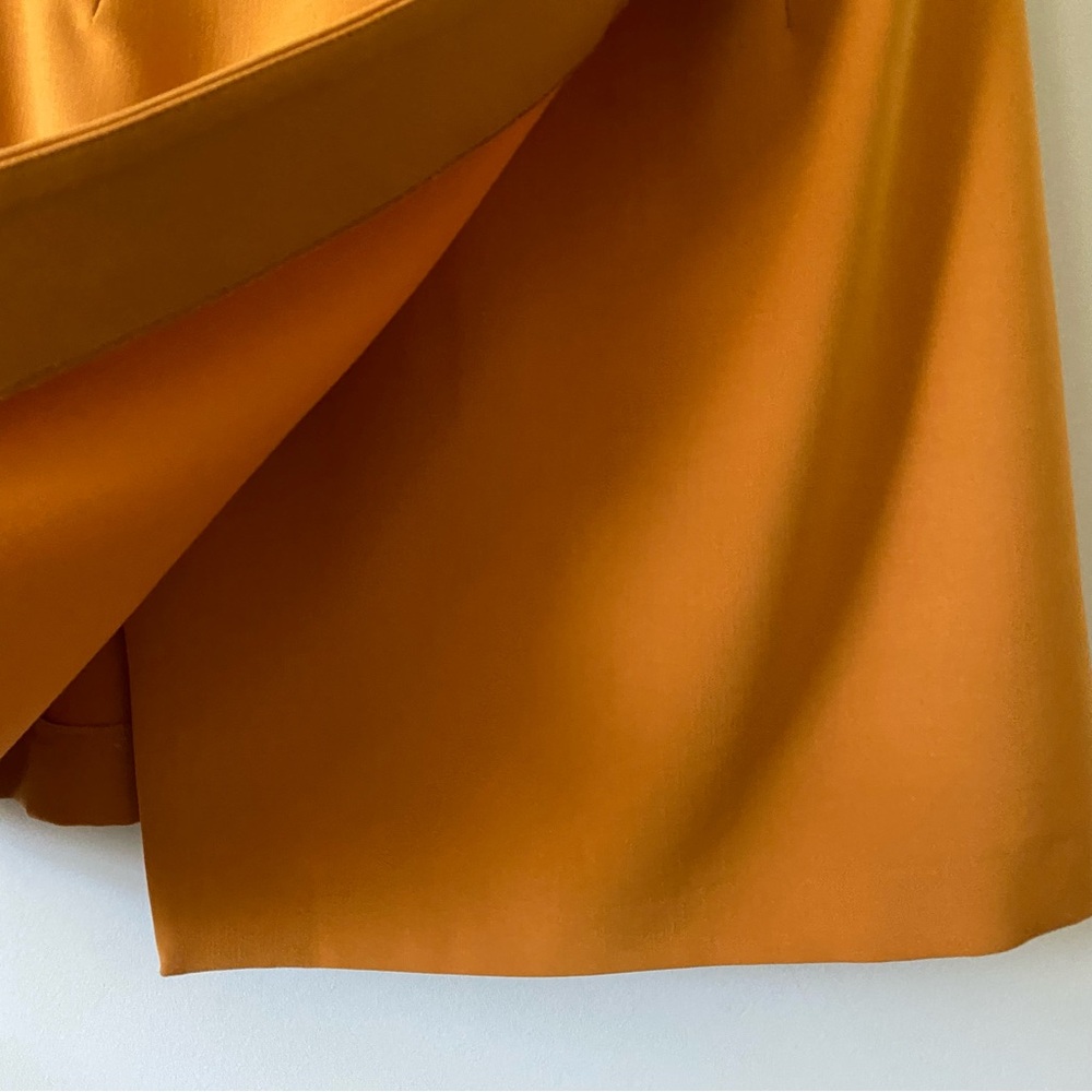 French Connection Whisper Sleeveless Envelope Skirt Dress Golden size 10 - Picture 6 of 15